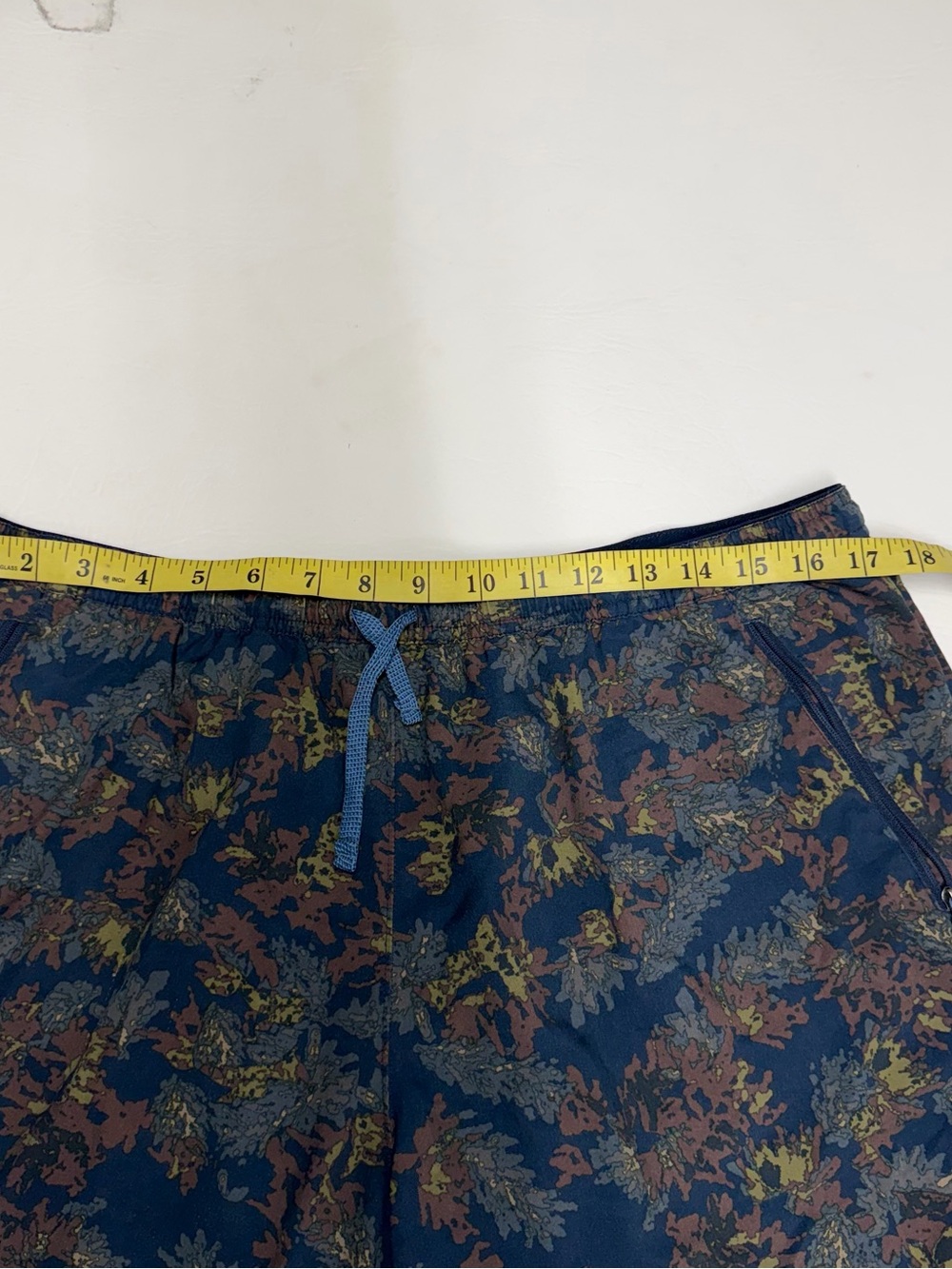 Patagonia Blue Multicolor Camouflage Swim Shorts - Picture 4 of 8
